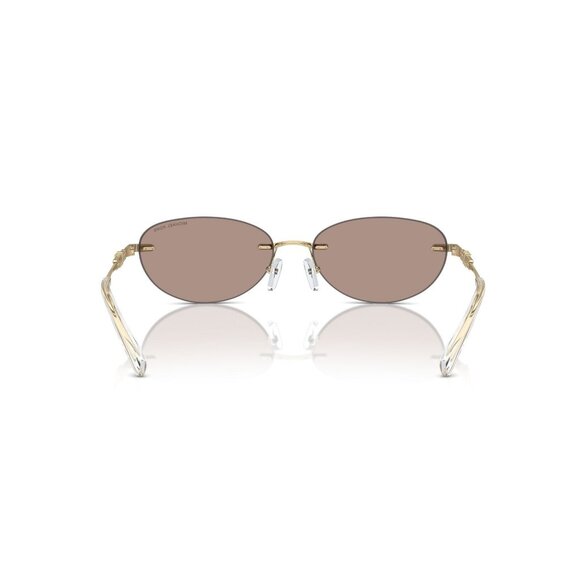 A1157Z New MICHAEL KORS Manchester Gold Rimless Round MK1151 1014/5A Sunglasses - Picture 5 of 6